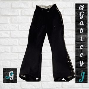 Descente Black snow skiing pants, Size 4, lined